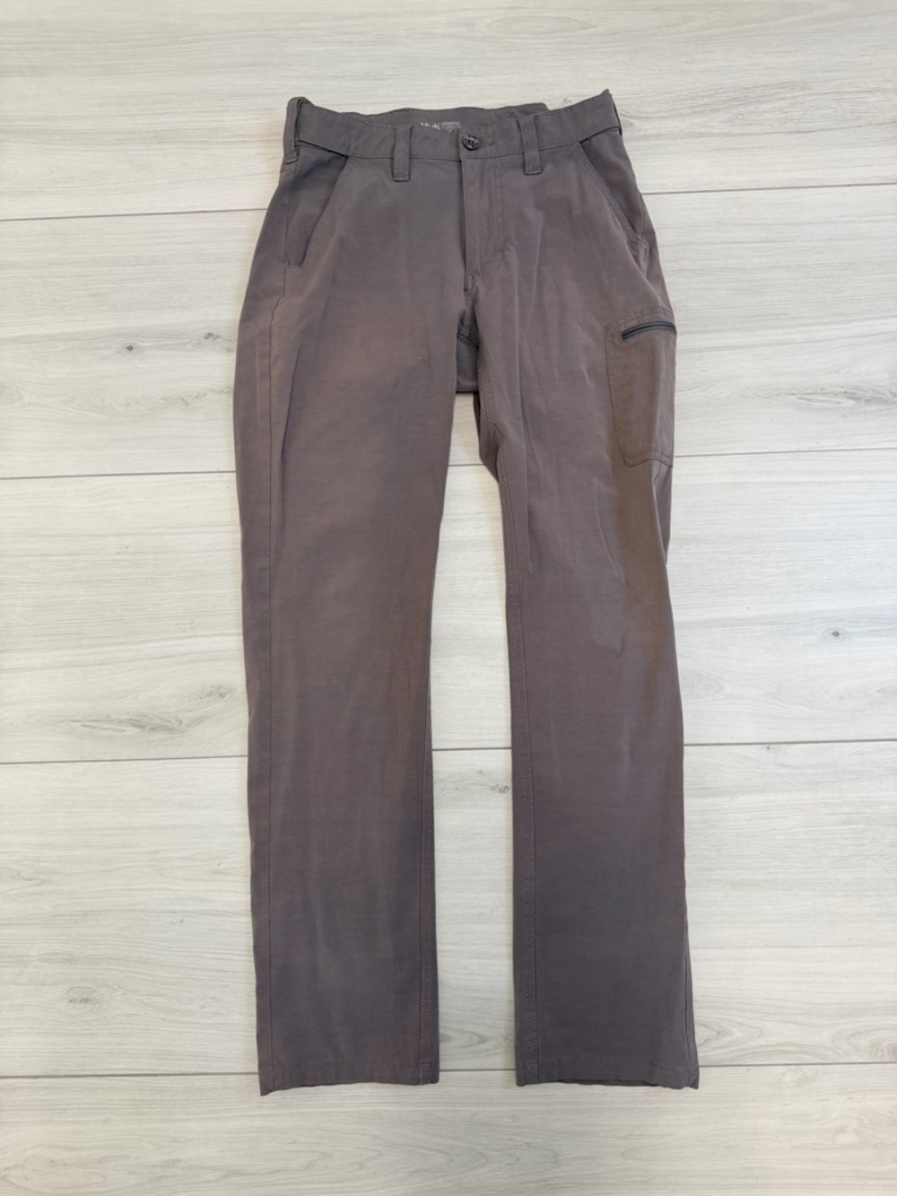 HUK Women's Performance Hiking Pants Sz S Taupe Brown Gorpcore Outdoor Active